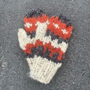 Hand knit Mittens